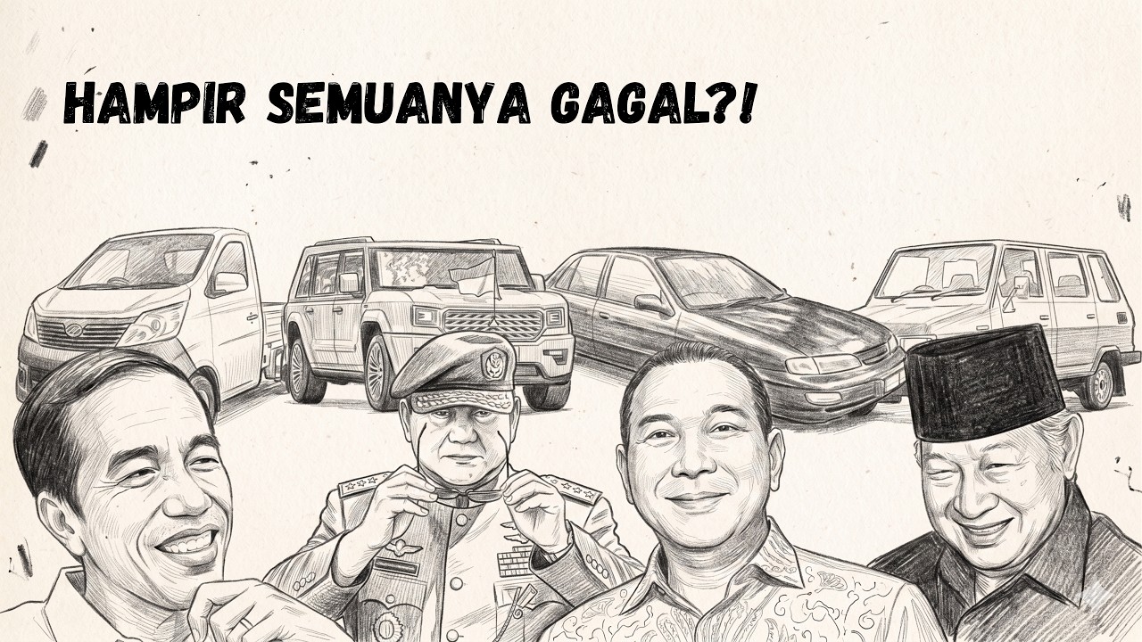 Semua Proyek Mobil Nasional Indonesia Dari Masa ke Masa Dijelaskan Dalam 14 Menit