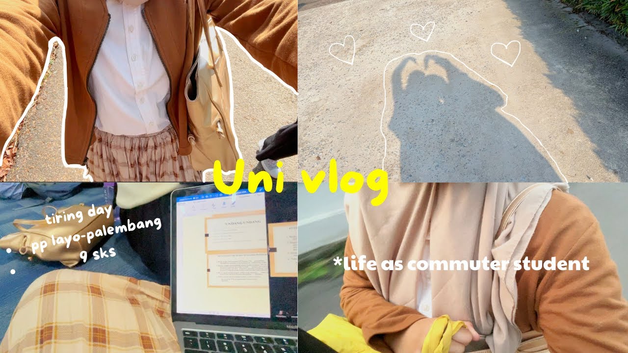 Uni vlog📂: life as a commuter student, accounting student vlog | Unsri layo