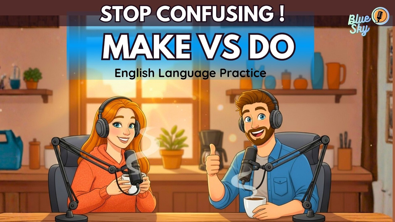 Stop Confusing Make vs Do in English | English Practice for Beginners | English Podcast