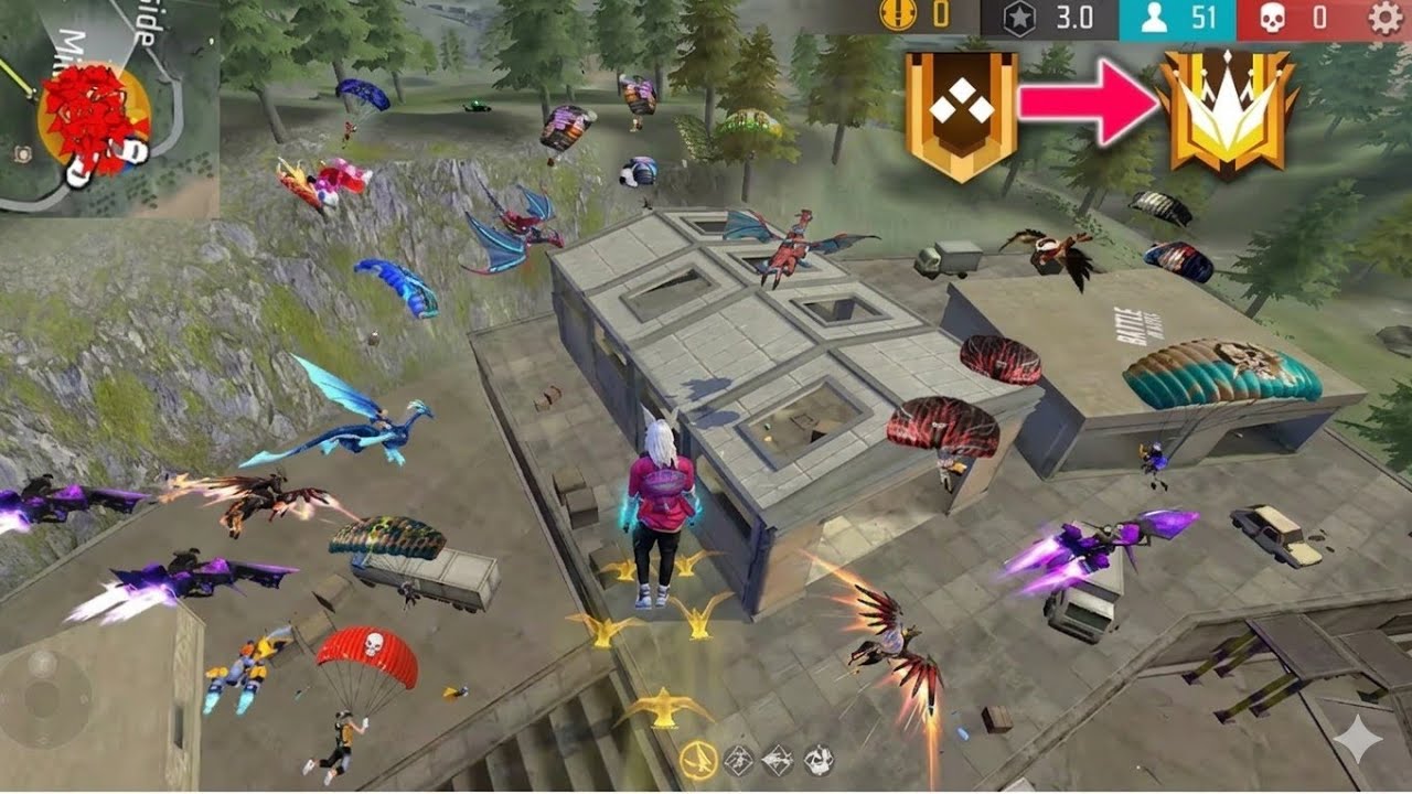 FREE FIRE LIVE 🔴 | 26 KILLS GAMEPLAY 😱 | Rank Push New Season | Solo vs Squad Pro Gameplay
