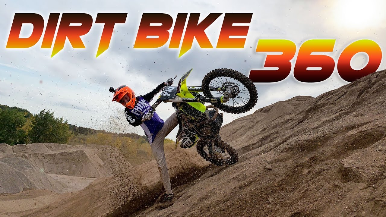 TRYING TO 360 A DIRT BIKE!!!