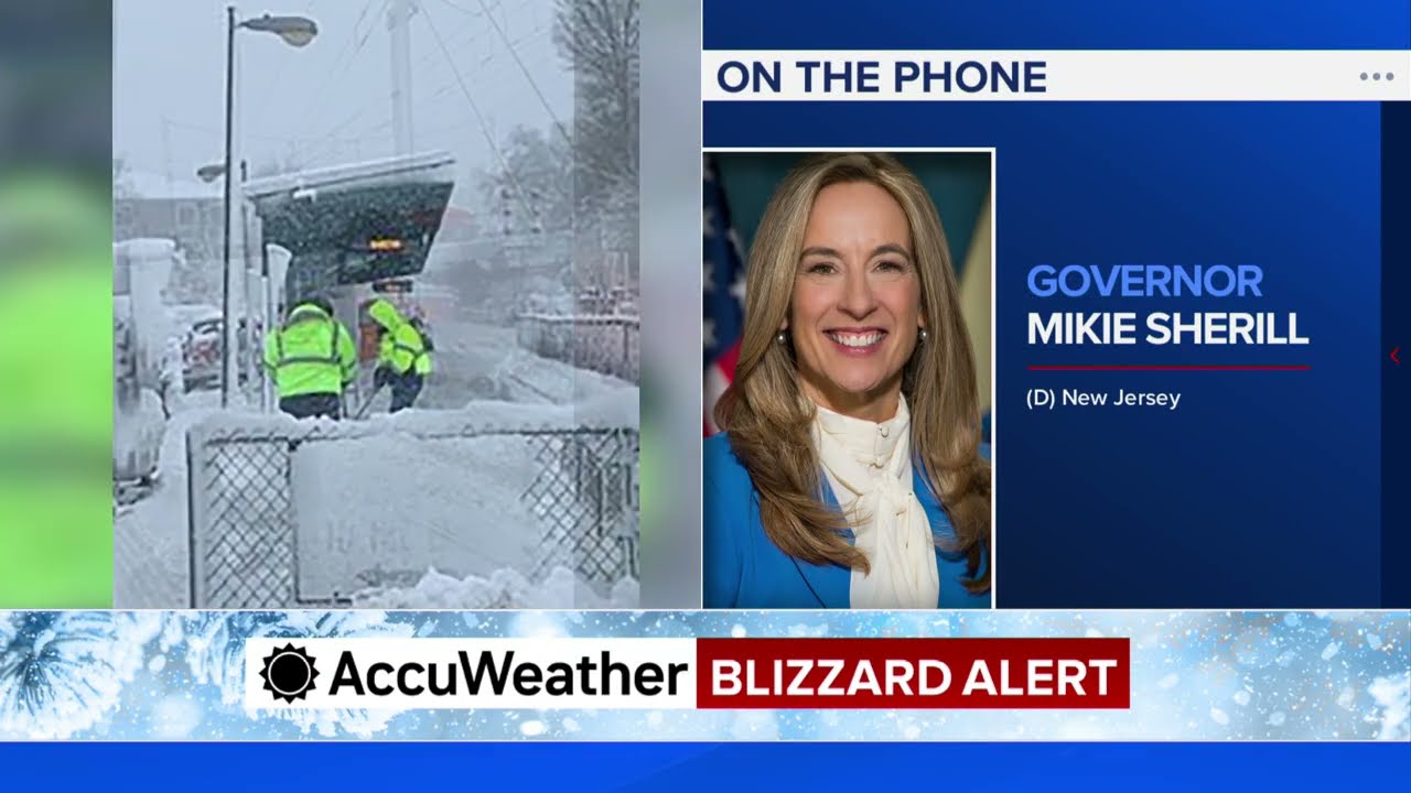 Governor Mikie Sherrill gives update on blizzard