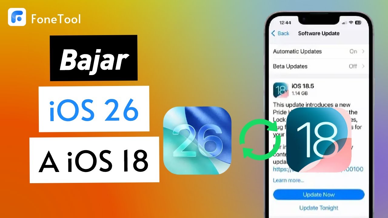 Cómo degradar iOS 26 a iOS 18 sin computadora: ¿es posible?