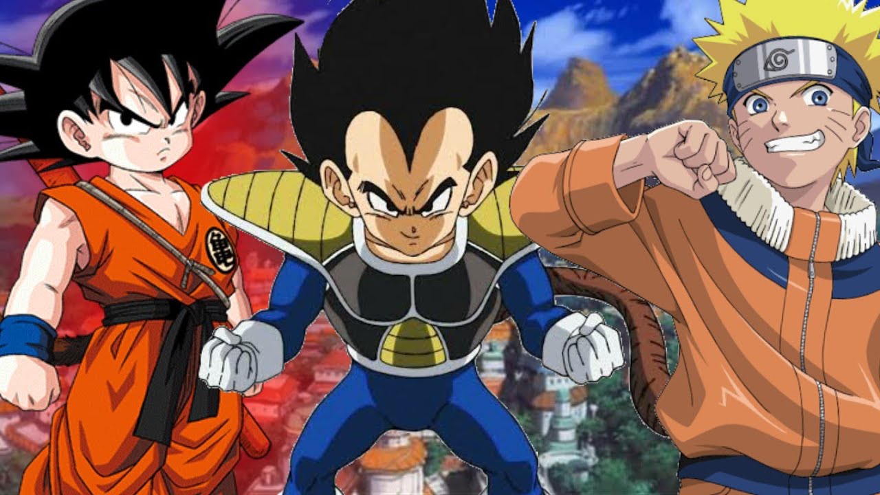 O Que Teria Acontecido Se Goku e Vegeta Fossem Para Terra de Naruto [Parte 1]