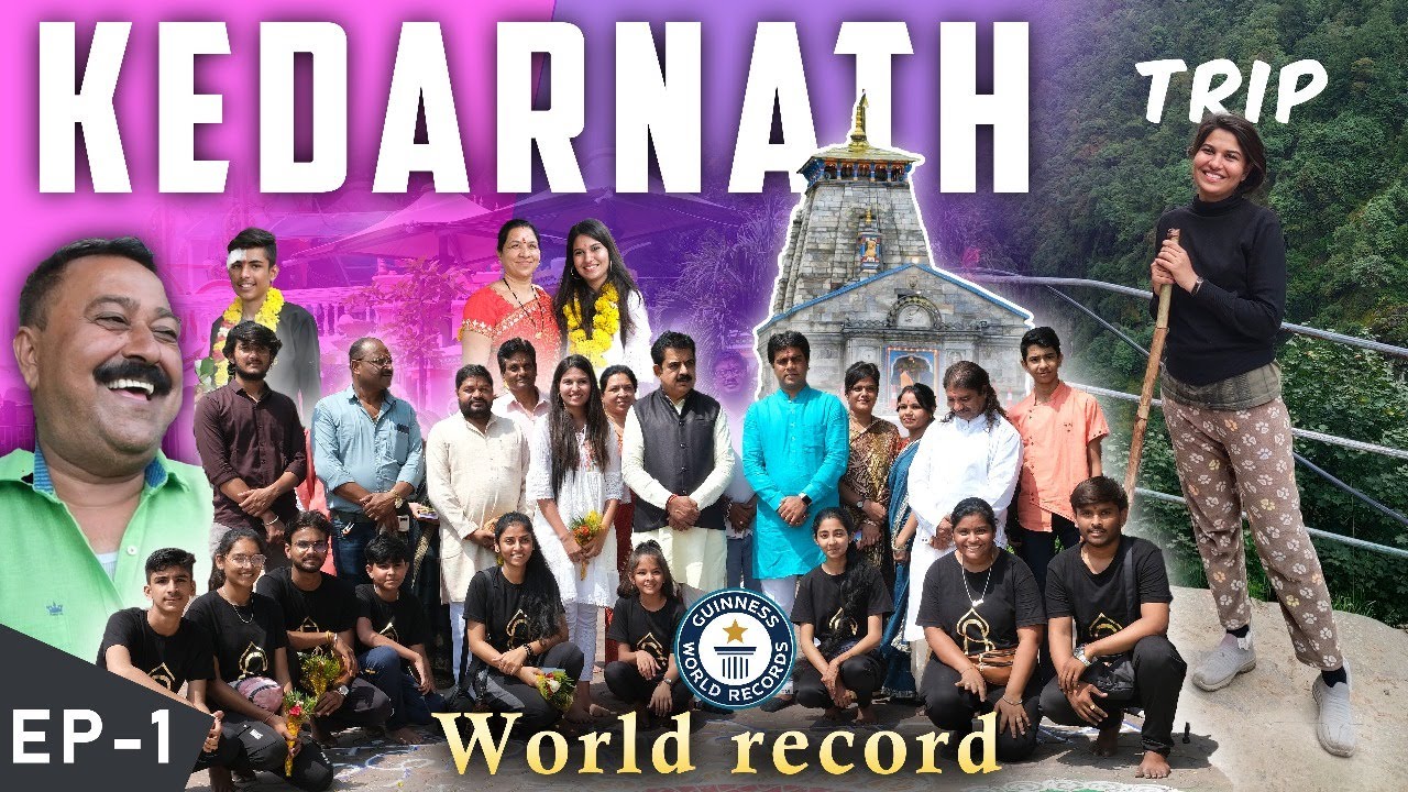Finally🤩Our Dream Trip to KEDARNATH WITH #TEAMSHIKHA FOR 7TH WORLD RECORD INDORE TO KEDARNATH | EP-1