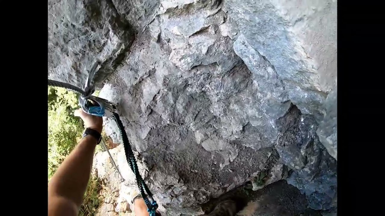 Via ferata Renke 2 (Slovenia). E difficulty. Full climb