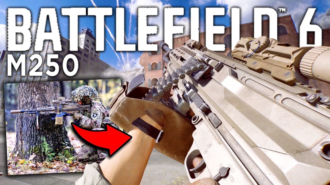 US Army M250 is Legendary GOOD in Battlefield 6 Multiplayer Gameplay
