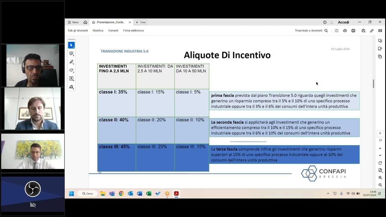 Transizione Industria 5.0: Opportunità, tecnologie ed agevolazioni