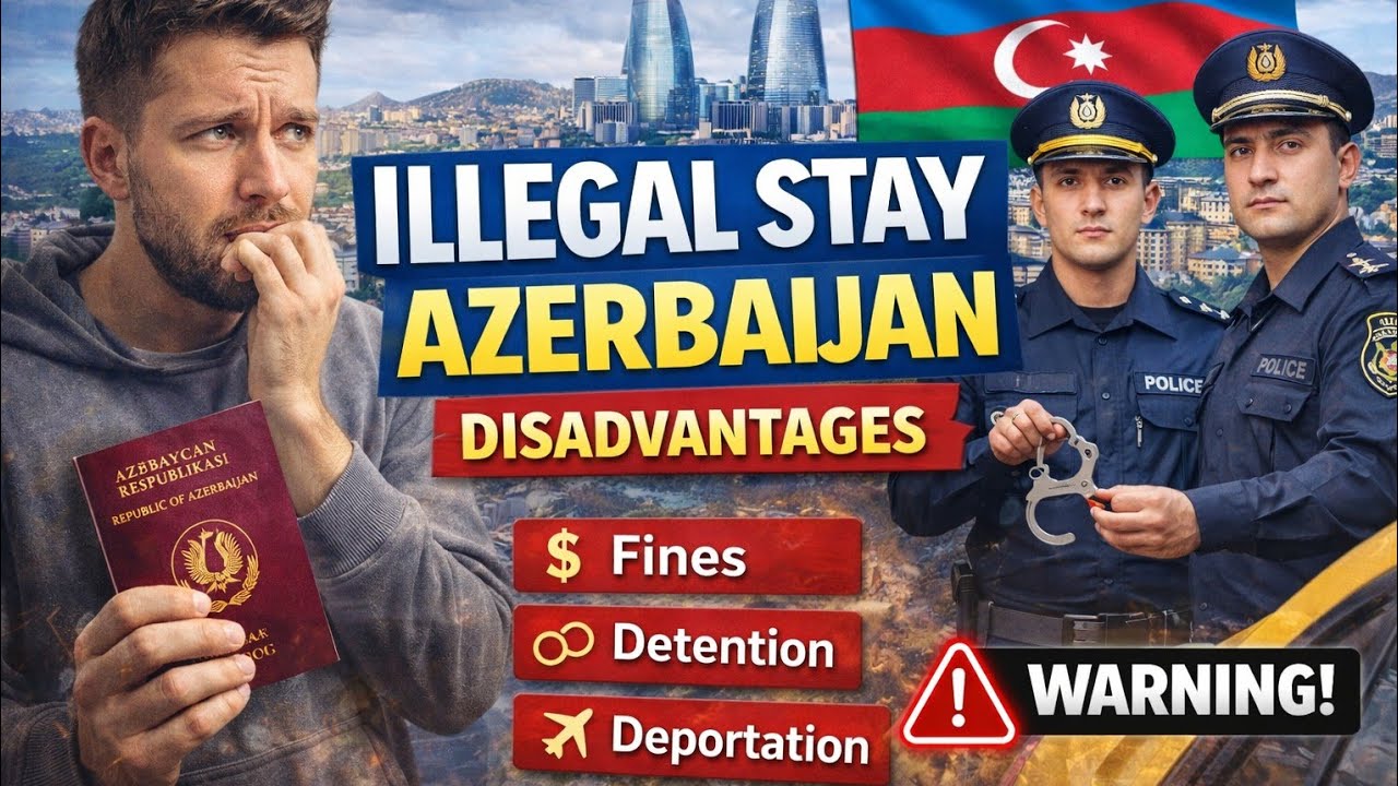 Illegal Stay in Azerbajan | Disadvantages #illegalimmigration #azerbaijan 
