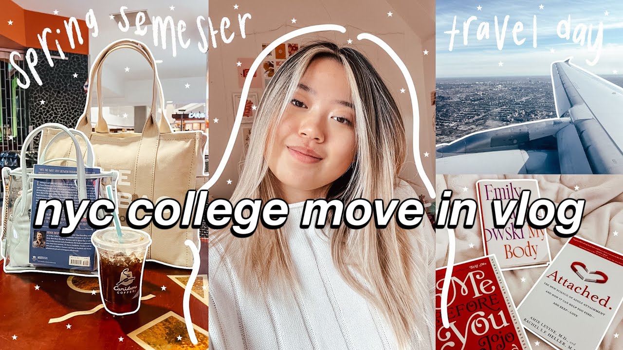 NEW YORK CITY COLLEGE MOVE IN VLOG *fashion student spring 2022*