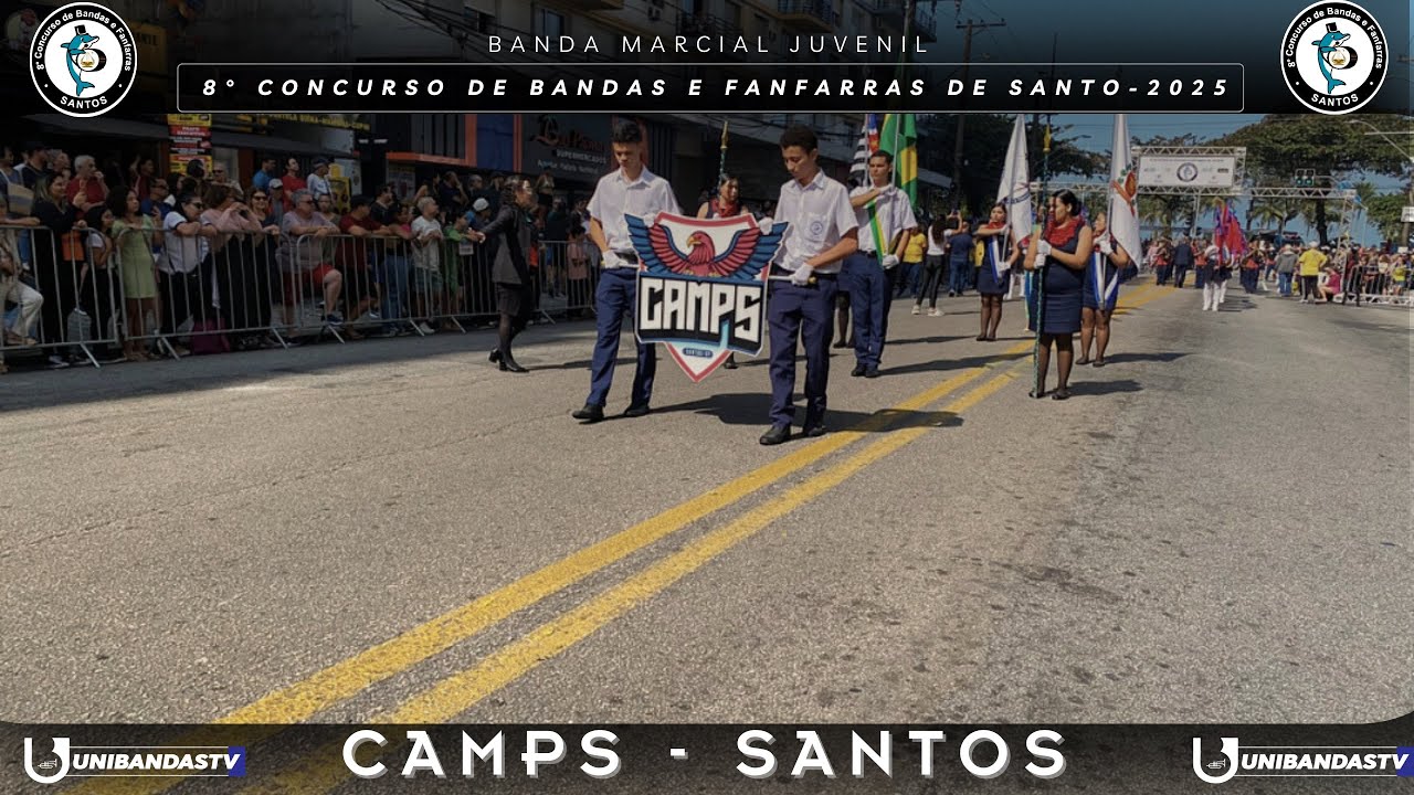 Banda do CAMPS  - SP | 8 Concurso de Bandas de Santos 2025 (Completo)