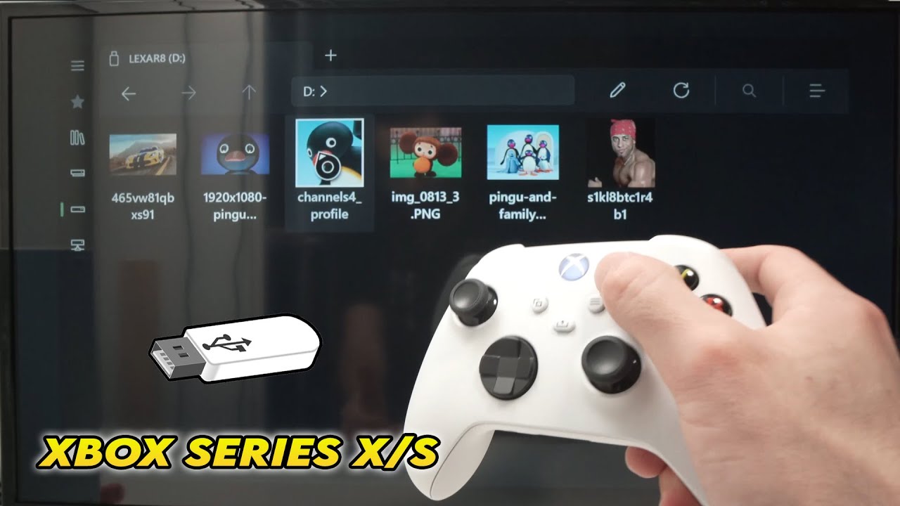 How to Transfer Files From USB Drive to Xbox Series X/S