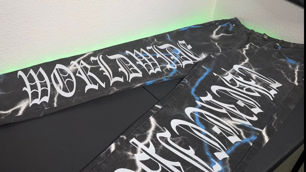 How To Customize Denim Jeans with HTV, Cricut Vinyl Cutter, & Heat Press
