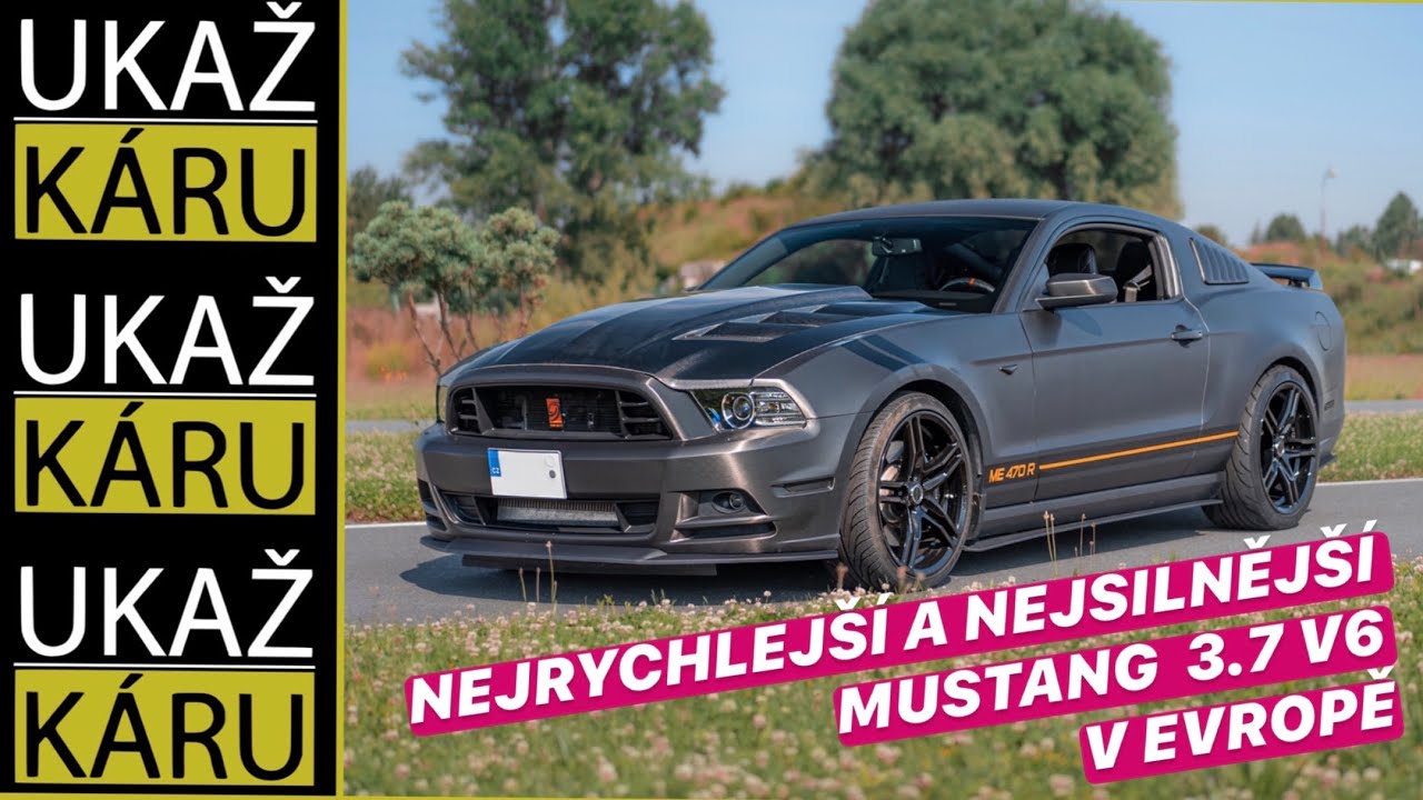 4K | 3.7 V6 MUSTANG S KOMPRESOREM! 🌪 | 544 KONÍ A ÚPRAVY ZA 1 200 000,- | @karlstang07