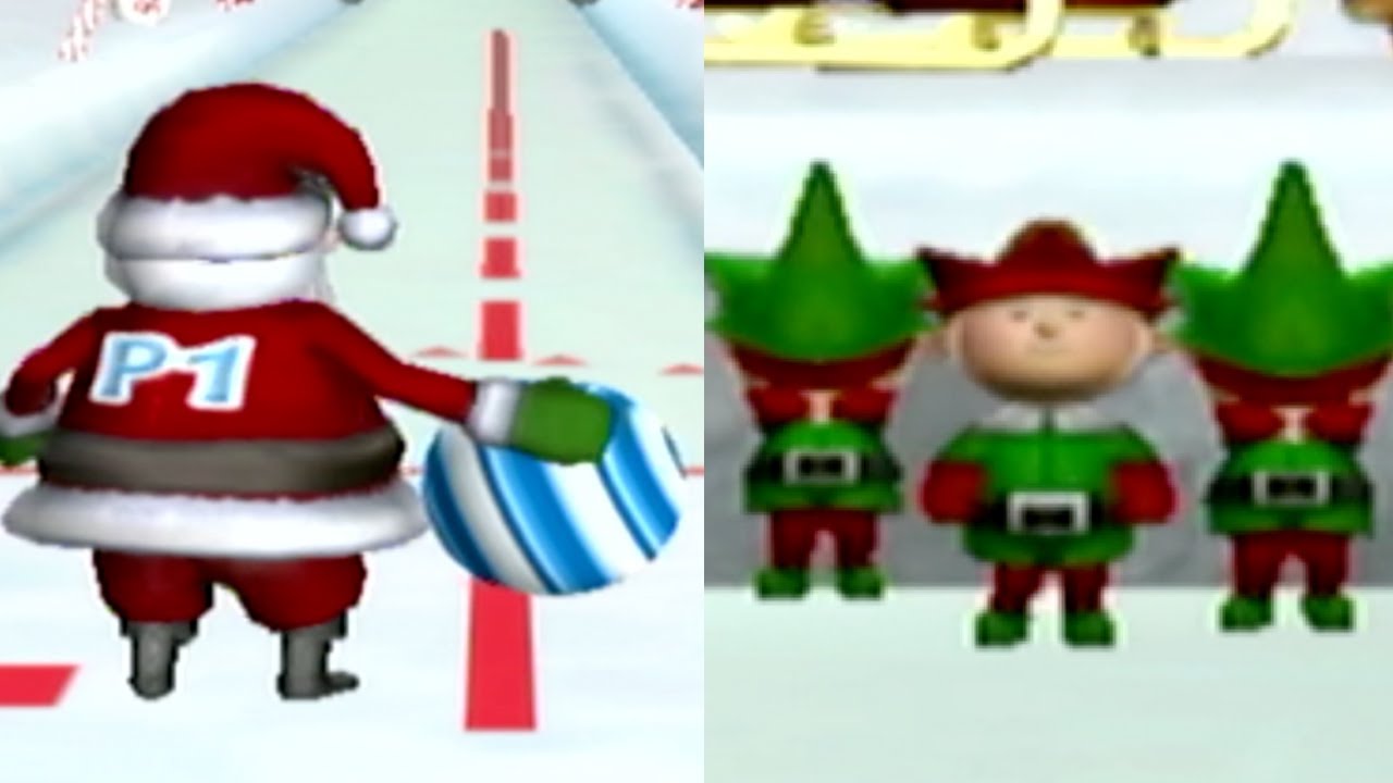 Elf Bowling on Wii Funny Moments