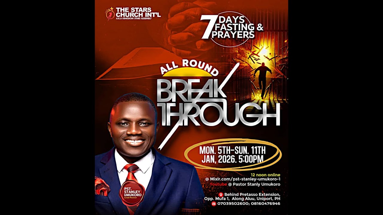 BREAKTHROUGH PRAYER AND FASTING DAY 2