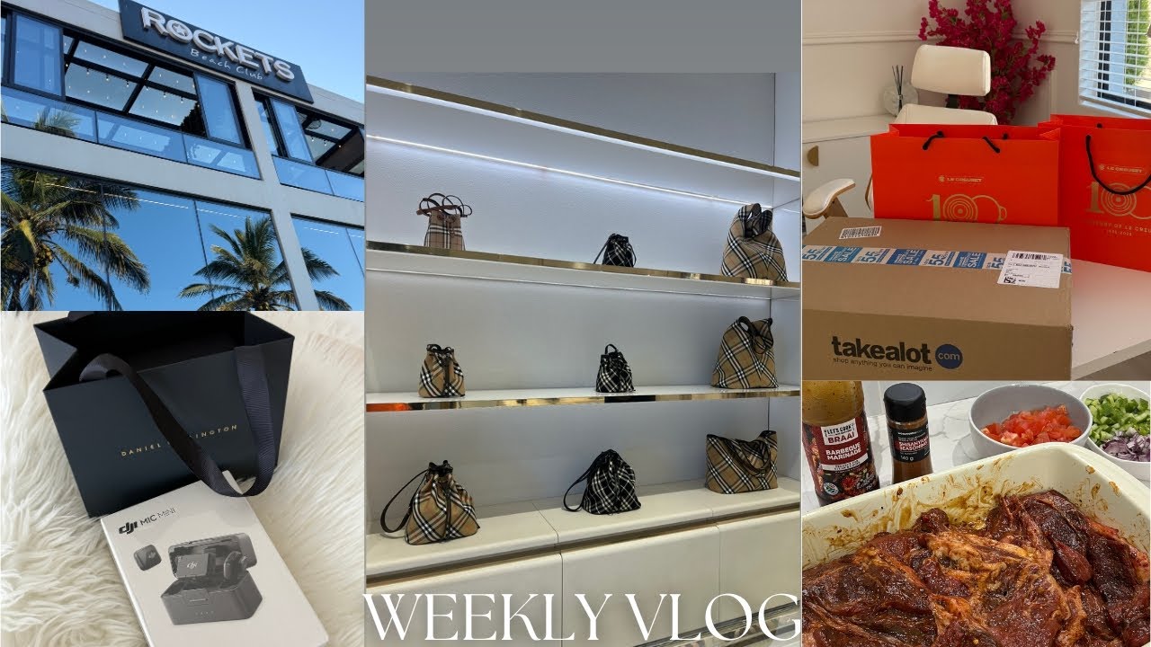 Unboxing| Braai for 2| Luxury Shopping|Lunch Date