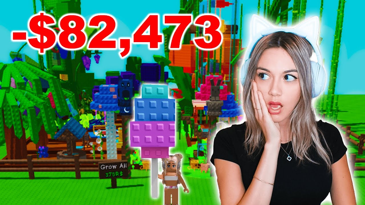 Building the CUTEST GARDEN in Grow a Garden!