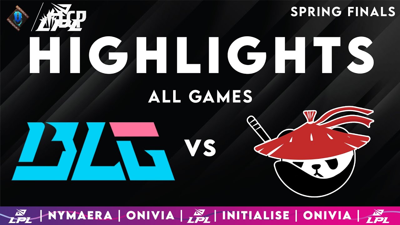 BLG vs AL ALL GAMES Highlights | LPL Spring Finals 2025 | Bilibili Gaming vs Anyone's Legend