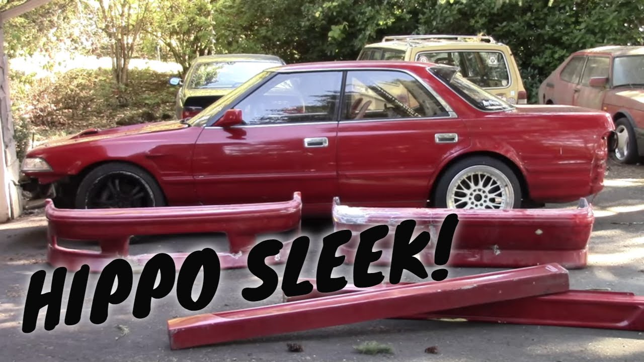 D1 Street Spec JZX81 Drift Car | Hippo Sleek Body Kit gets MAJOR Fiberglass Repair