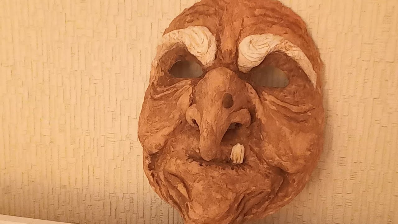 делаю маску бабы Яги
