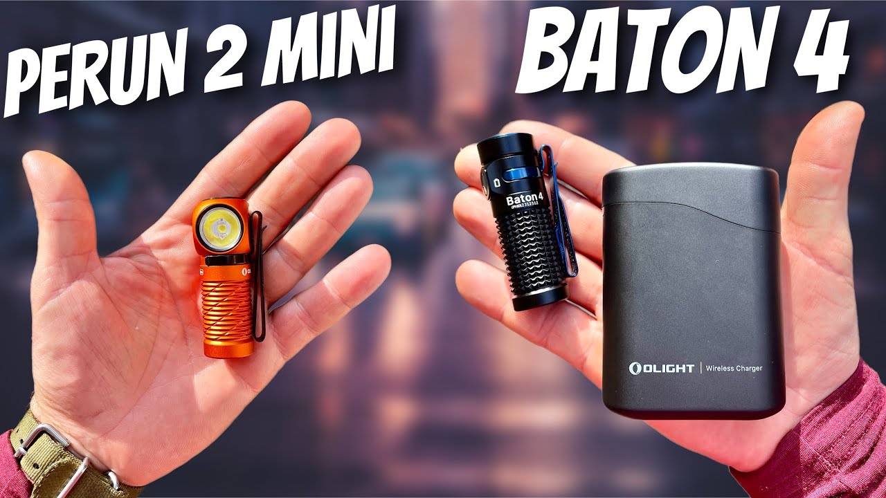Nouvelle Olight Baton 4 VS  Perun Mini 2  🔦