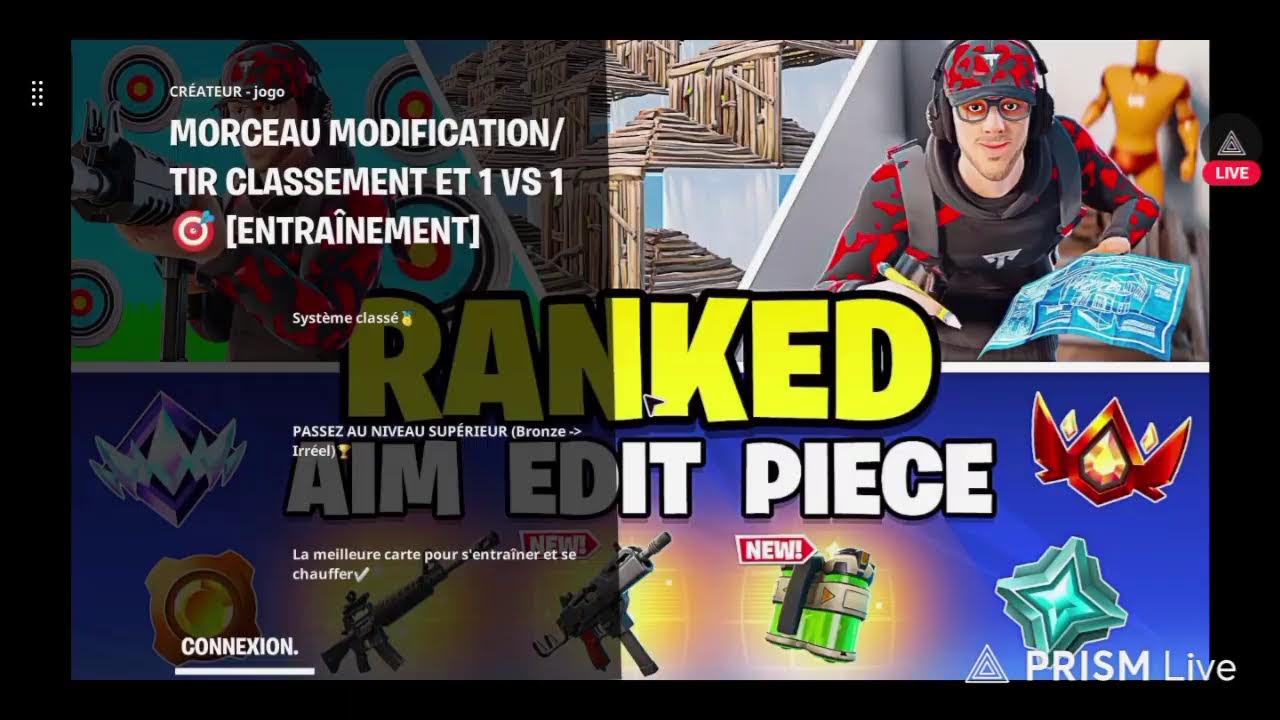 live sur Fortnite au clavier souris (je sens que je vais rager)