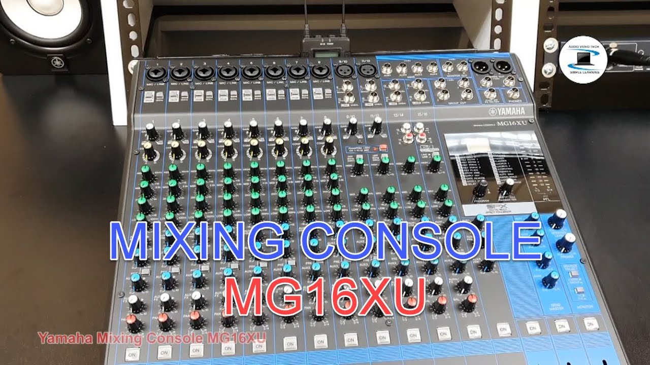 Yamaha MG16XU Mixing Console : unboxing.