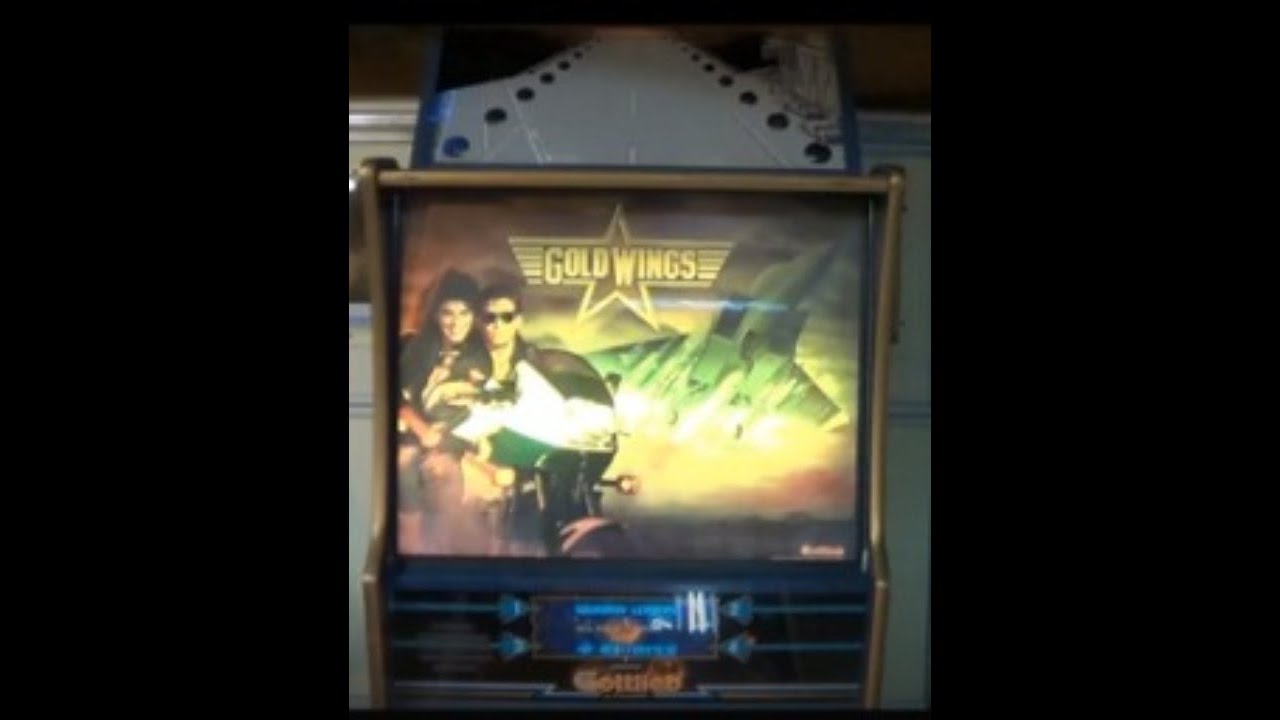 GOLD WINGS PINBALL MACHINE - BY GOTTLIEB 1986