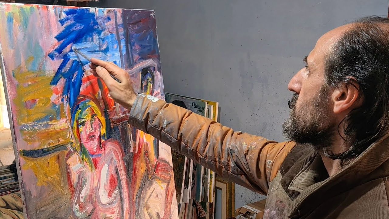 Dipingere un quadro-G. Marrone 