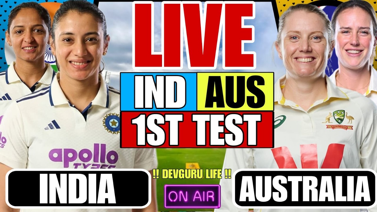 Australia Women vs India Women, Only Test, India Women tour of Australia, 2026 - Commentary