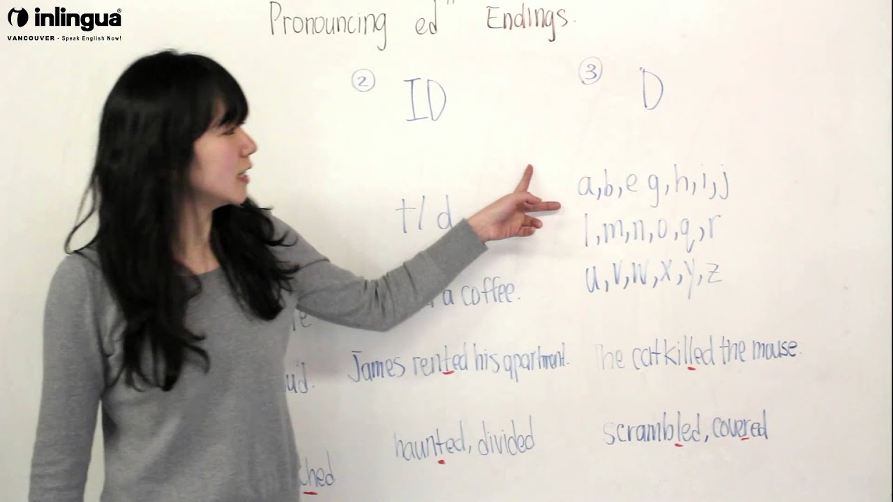 ED pronunciation - English Lessons with inlingua Vancouver