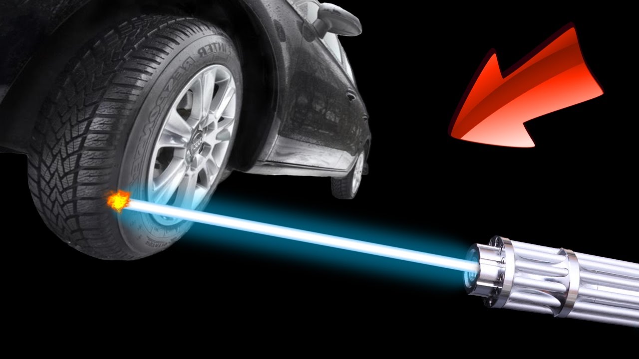 EXPERIMENT - Laser VS Autoreifen 🍎