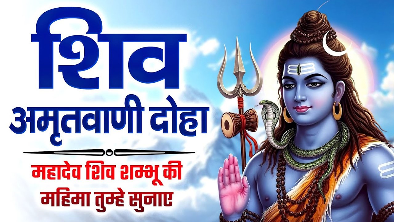 सोमवार भक्ति भजन कर्पूर गौरम करुणावतारं, ॐ नमः शिवाय, महामृत्युंजय मंत्र, शिव अमृतवाणी व आरती