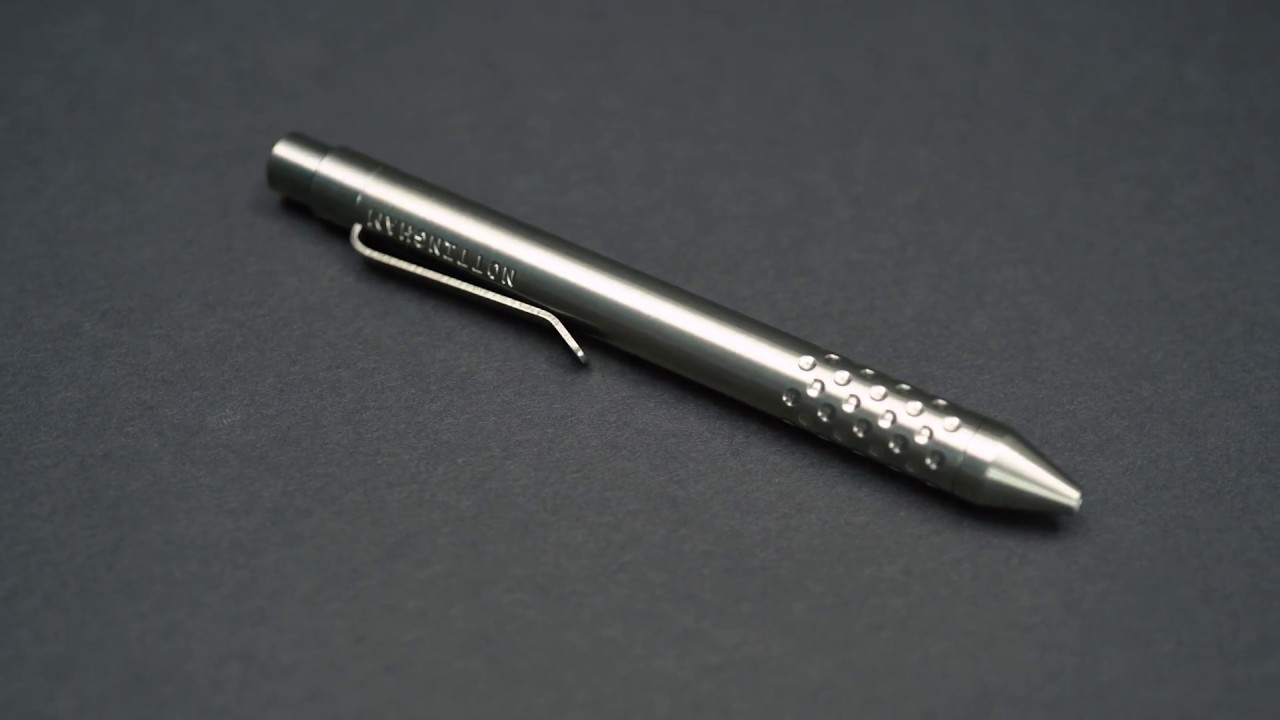 Nottingham Tactical Pen - Titanium | Action Clip #54