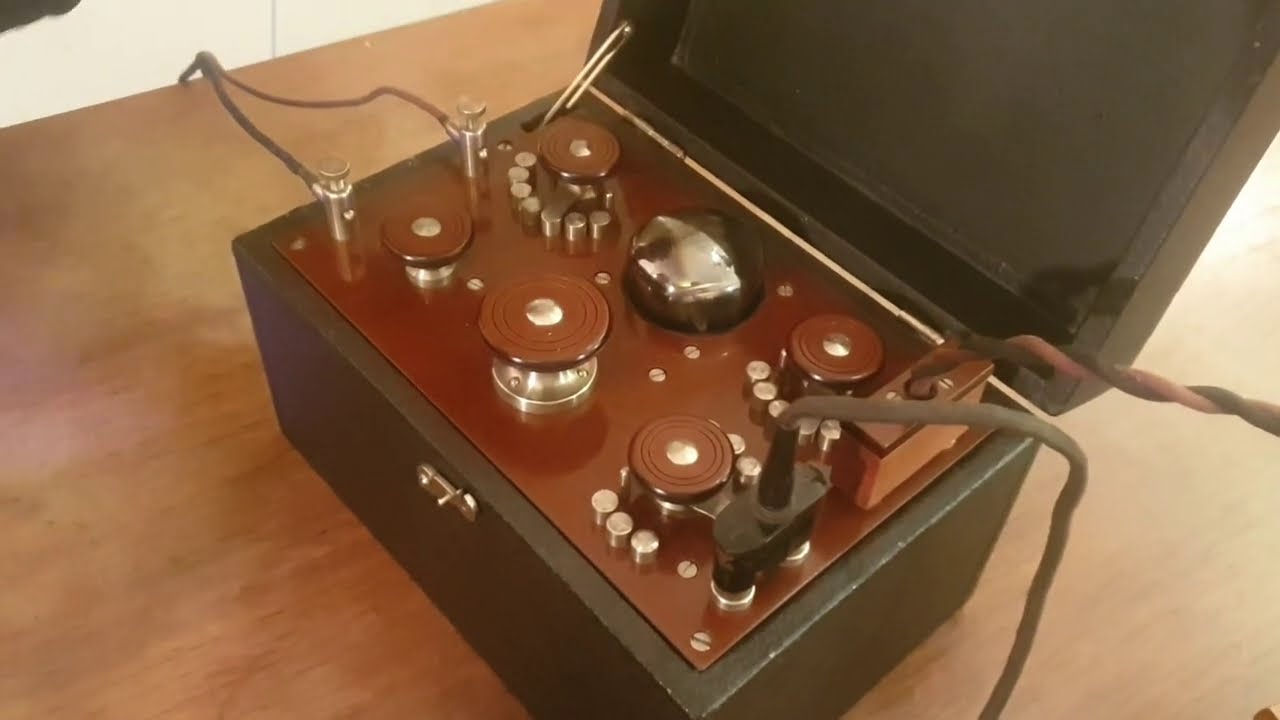 #337 RADIO A REAZIONE CON VALVOLA, ANODICA 4,5 V