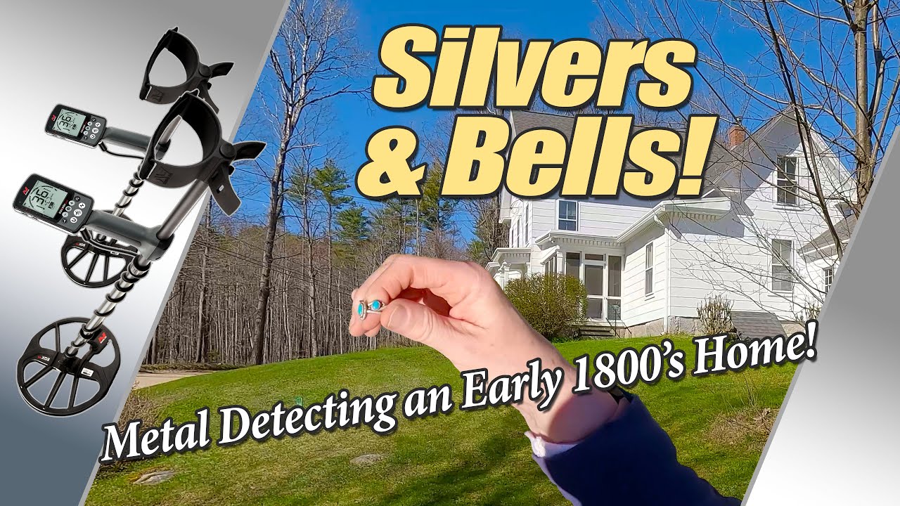 Jewelry Spill & Beautiful Relics Metal Detecting This Old Home! #DiggenSundays