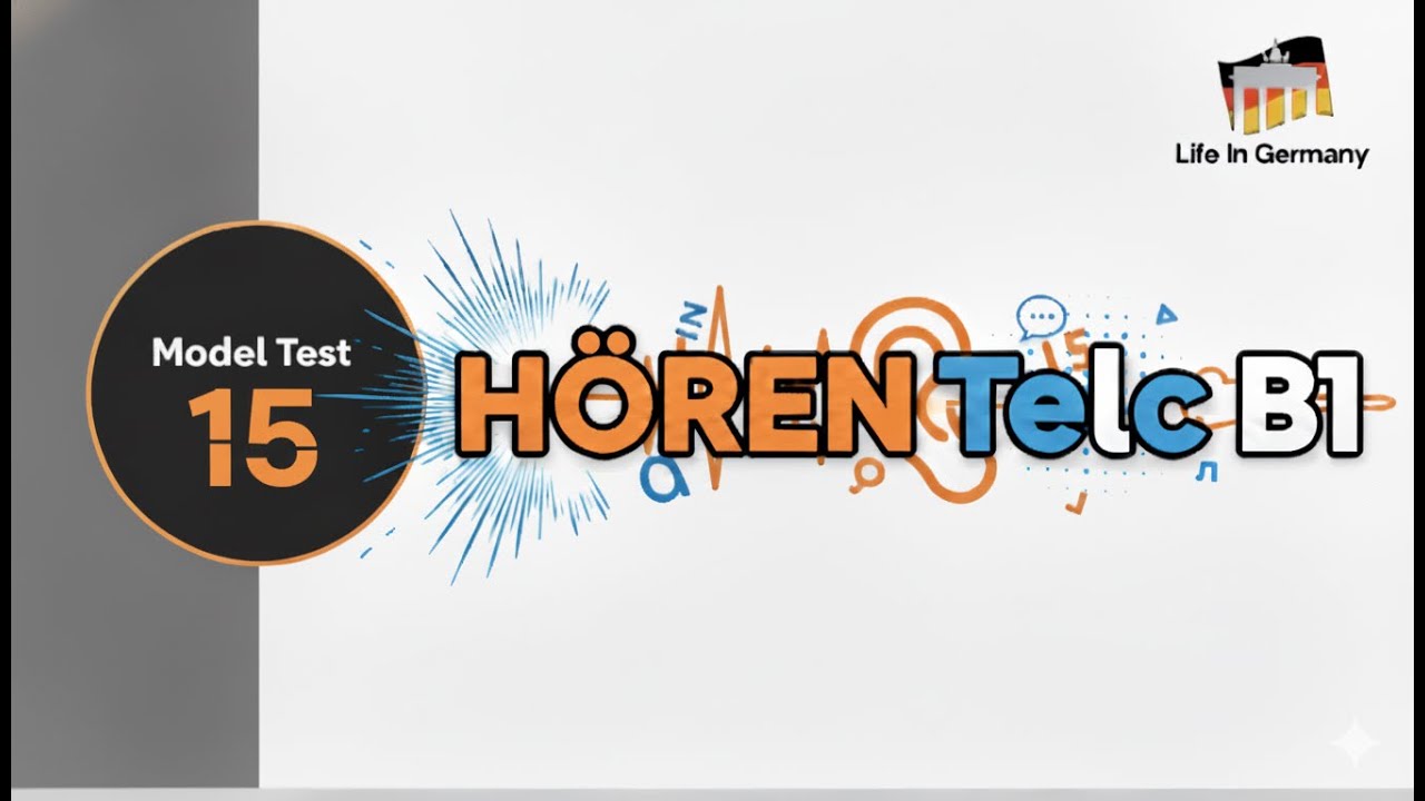 B1 Telc Hören । Model Test 15