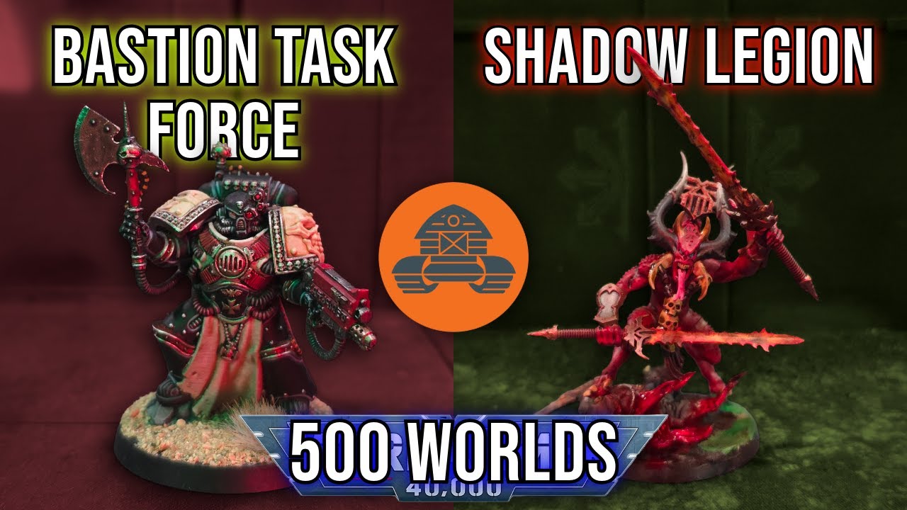 500 Worlds Planetary Bombardment: Black Templars vs Chaos Daemons | Warhammer 40,000 Battle Report