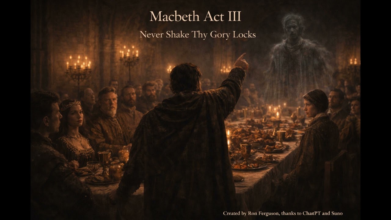 Macbeth Act III:  Never Shake Thy Gory Locks 