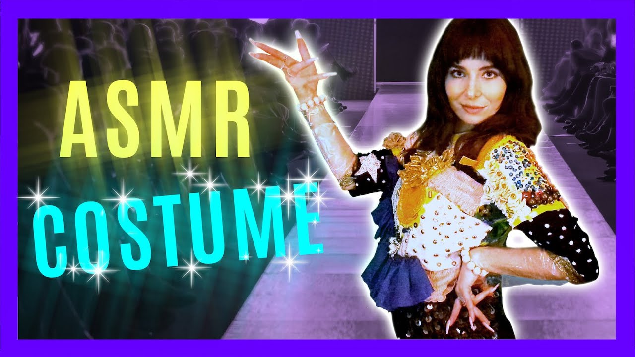 LOFI Clothes Scratching ASMR | Adding tingly accessories to my handmade outfit 👒