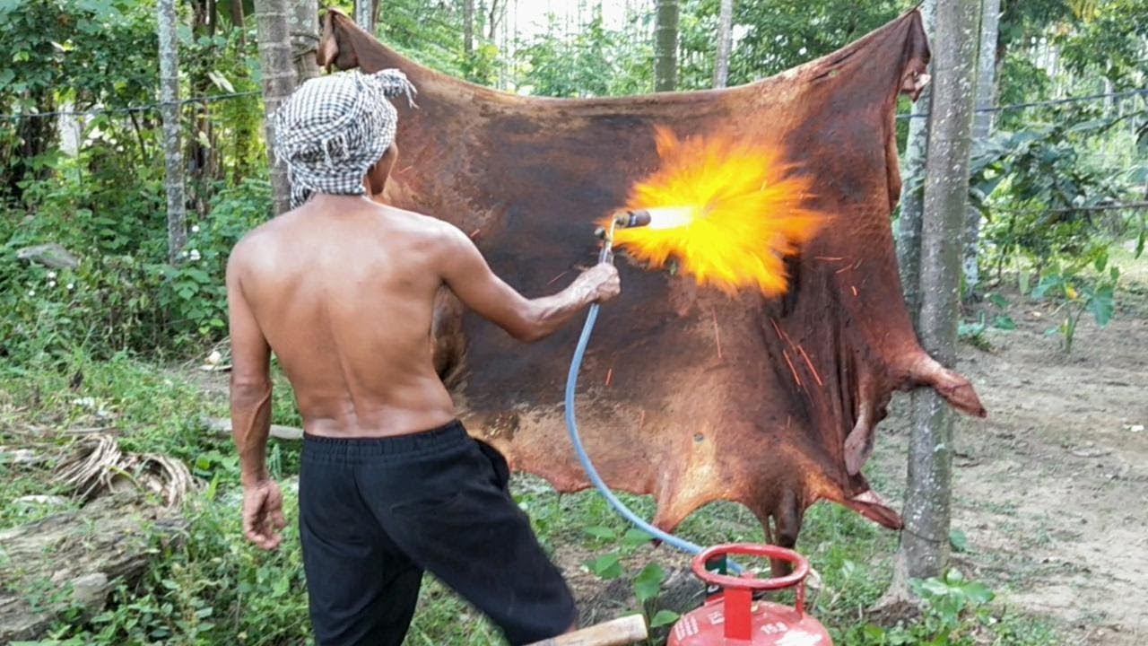 How To Cook Cow Skin With Kidney Beans In Naga Style  | Nagaland Foodie