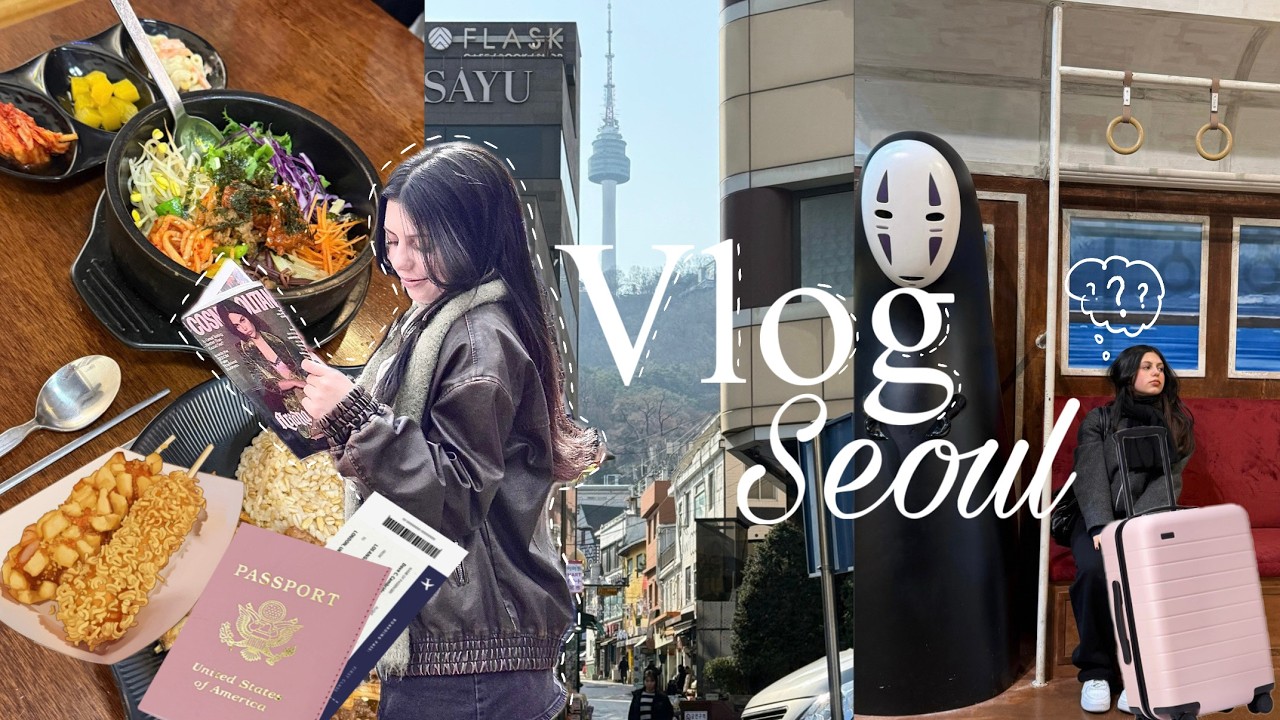 me mudando pra COREIA 📦 voo de 12 hrs , indo pra universidade , primeira semana em  seoul [ep. 1]