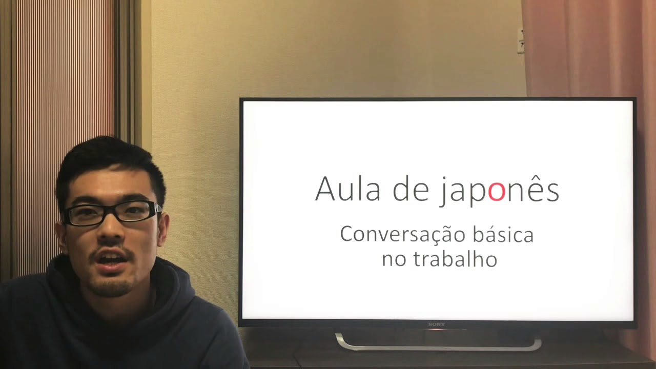 Aula de Japonês “Conversação básica no trabalho”