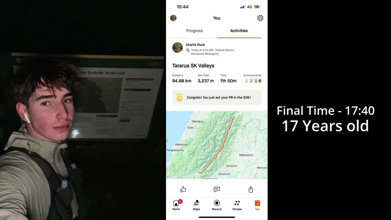 Running An Entire Mountain Range At 17 Years Old - Tararua S-K Valleys