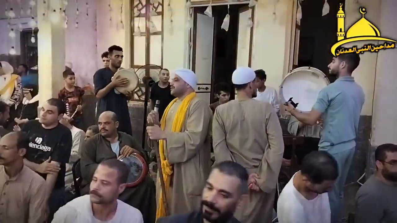 الشيخ صلاح العسكري صباحيه مولد سيدي مصلح ابو سلامه الليله الصغيره والله الحبايب وحشونايازمان حصري 