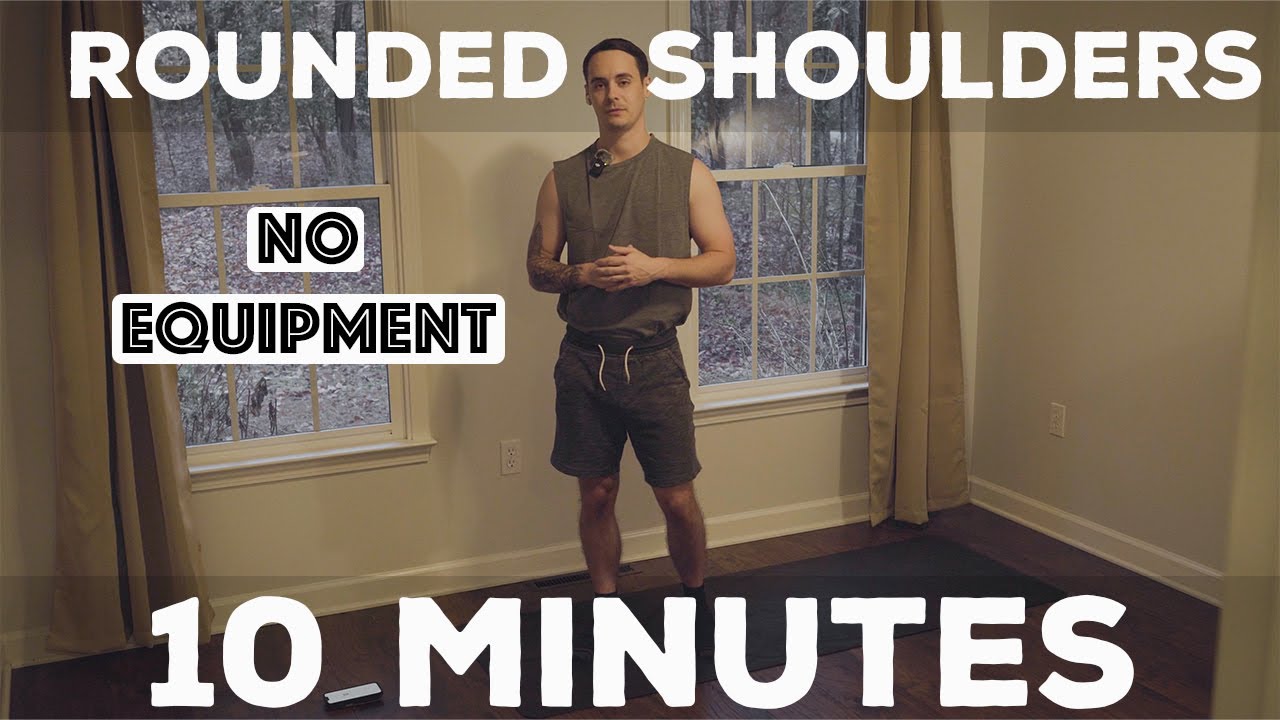 10-Minute Rounded Shoulders Fix | No Equipment Posture Workout