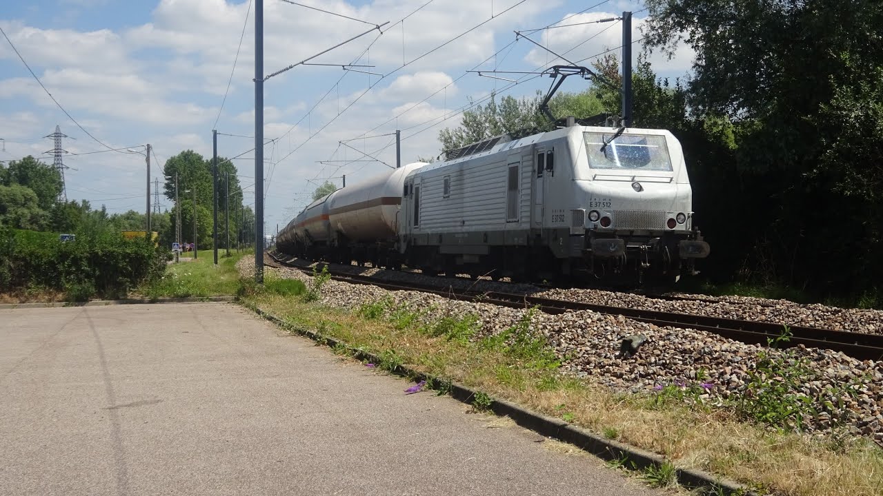 Train au port du Havre