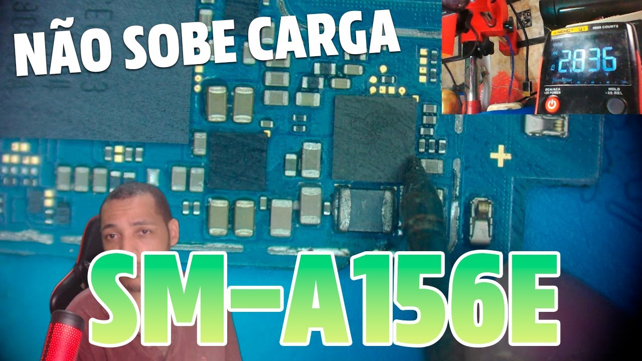 Samsung A15 - A156E NÃO CARREGA NÃO SOBE CARGA
