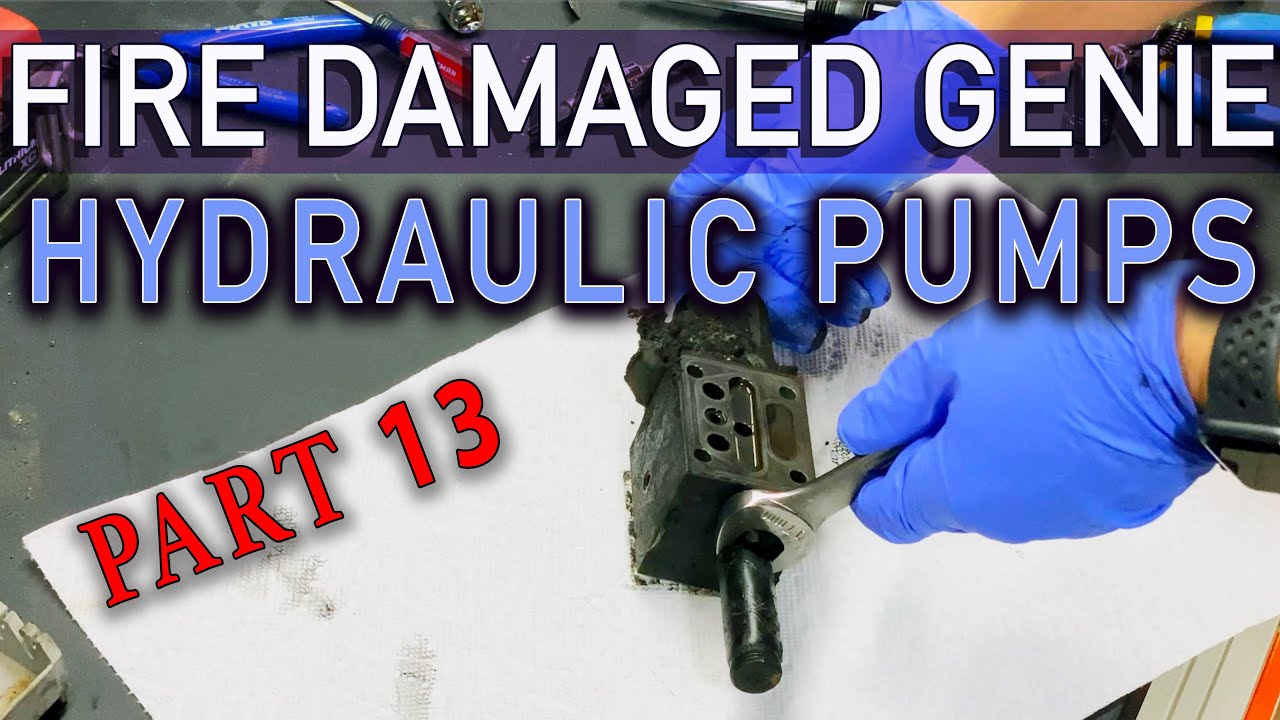 Hydraulic Pumps - Cleaning & Rebuilding - Genie Rebuild Pt. 13